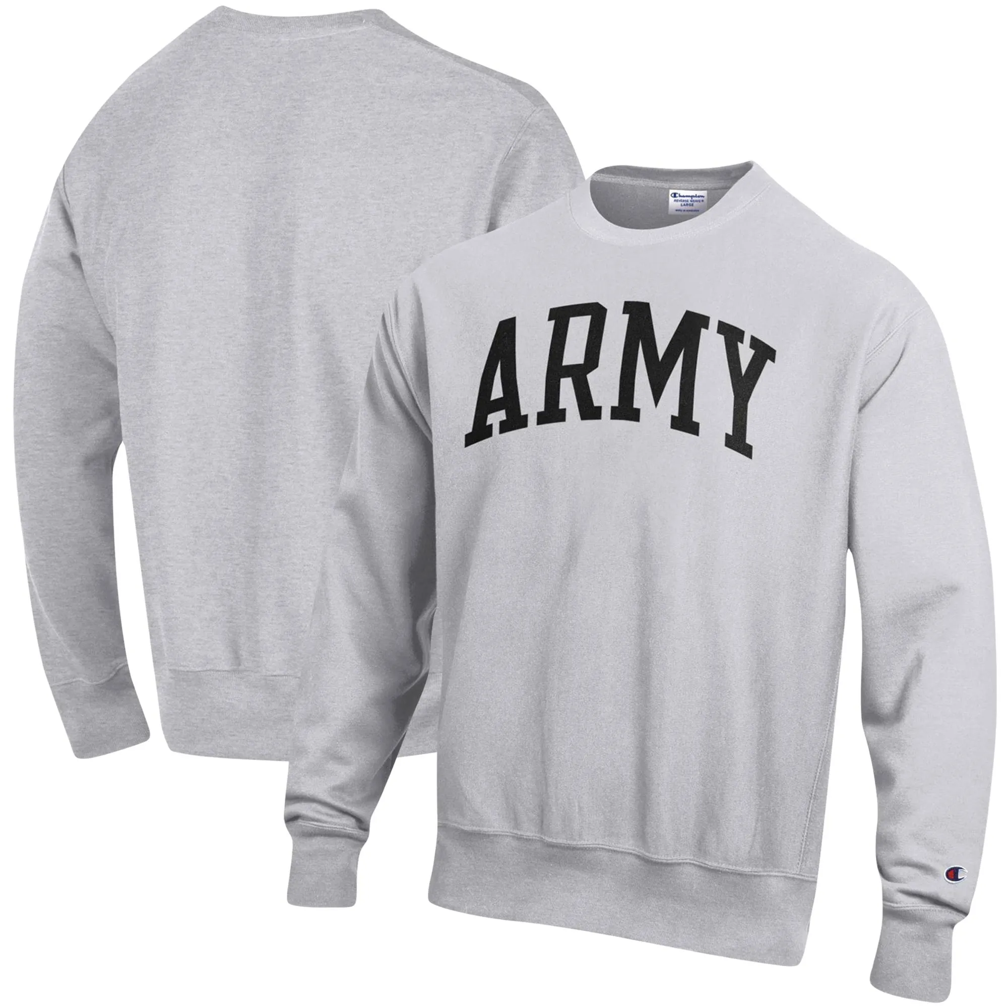 Champion Army Black Knights Heathered Gray Arch Reverse Weave Pullover Sweatshirt