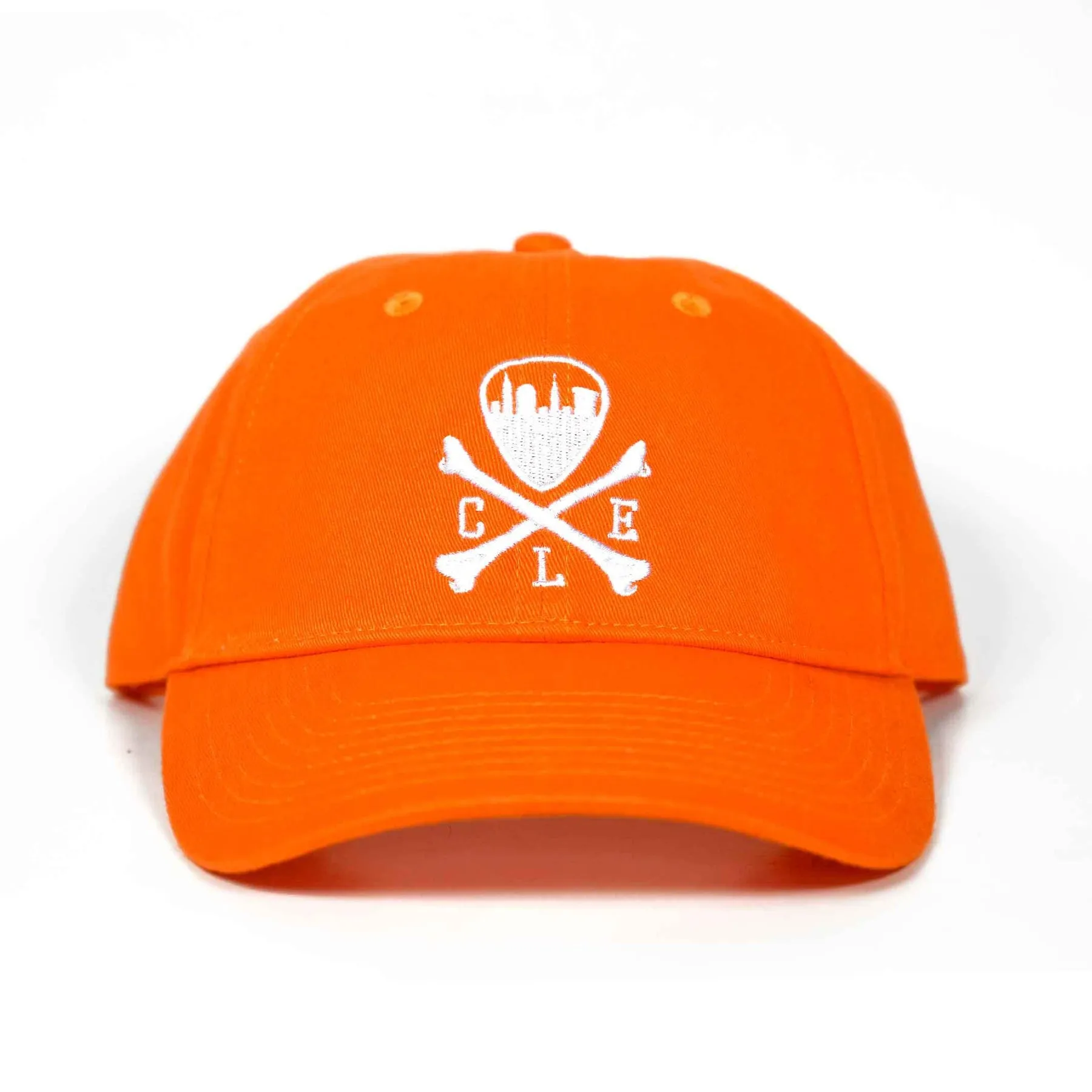 CLE Logo Twill Dad Hat - Orange-