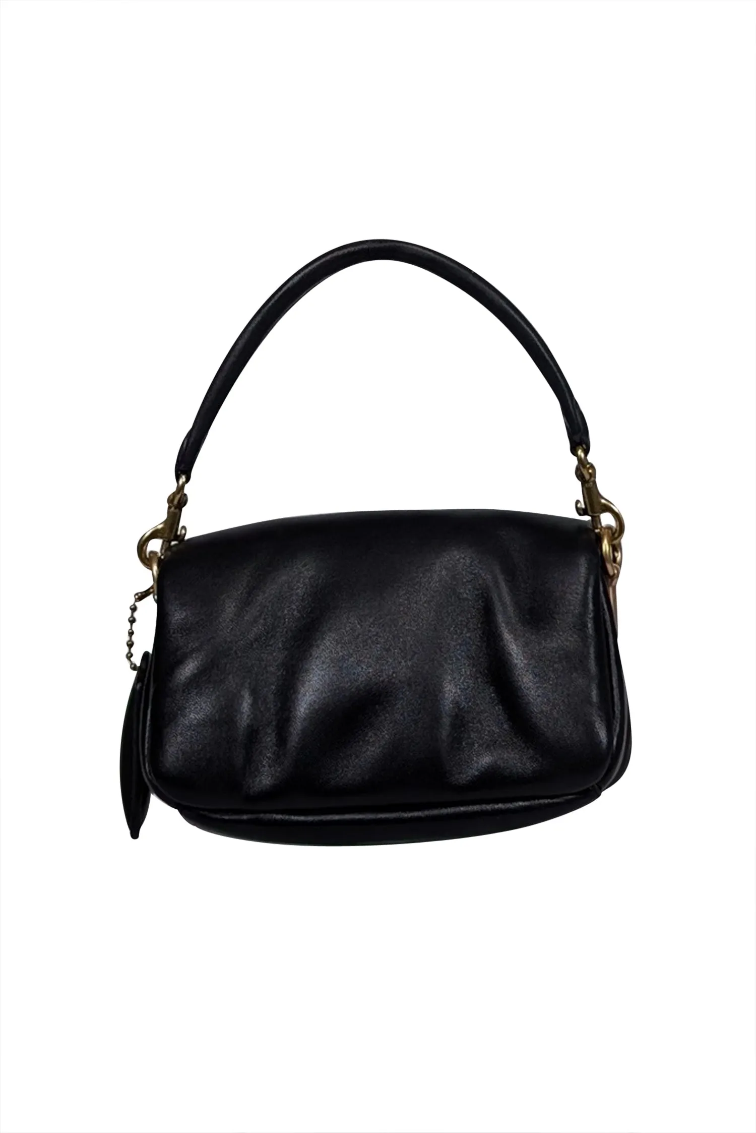 Coach - Black Leather Pillow Tabby Mini Bag