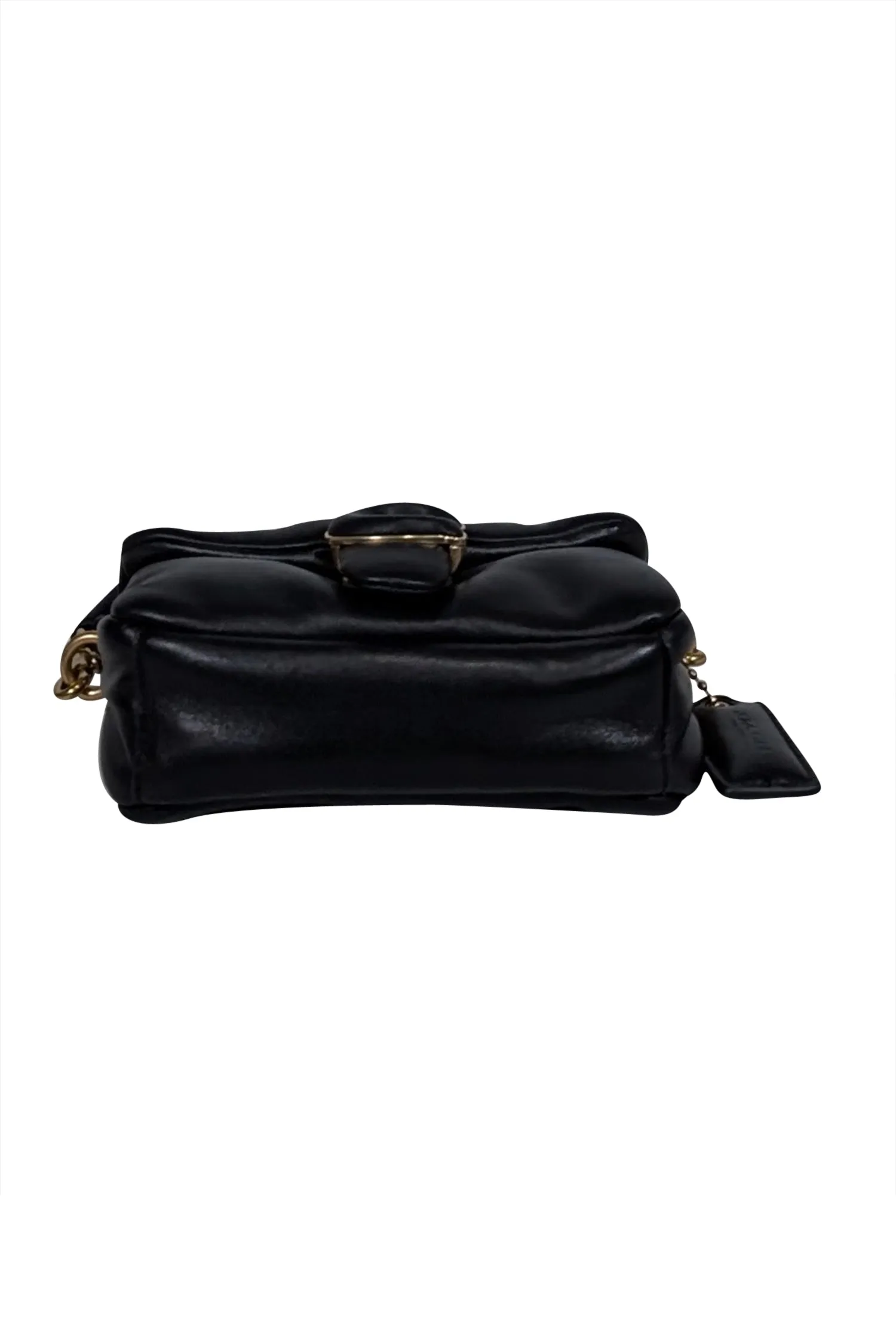 Coach - Black Leather Pillow Tabby Mini Bag