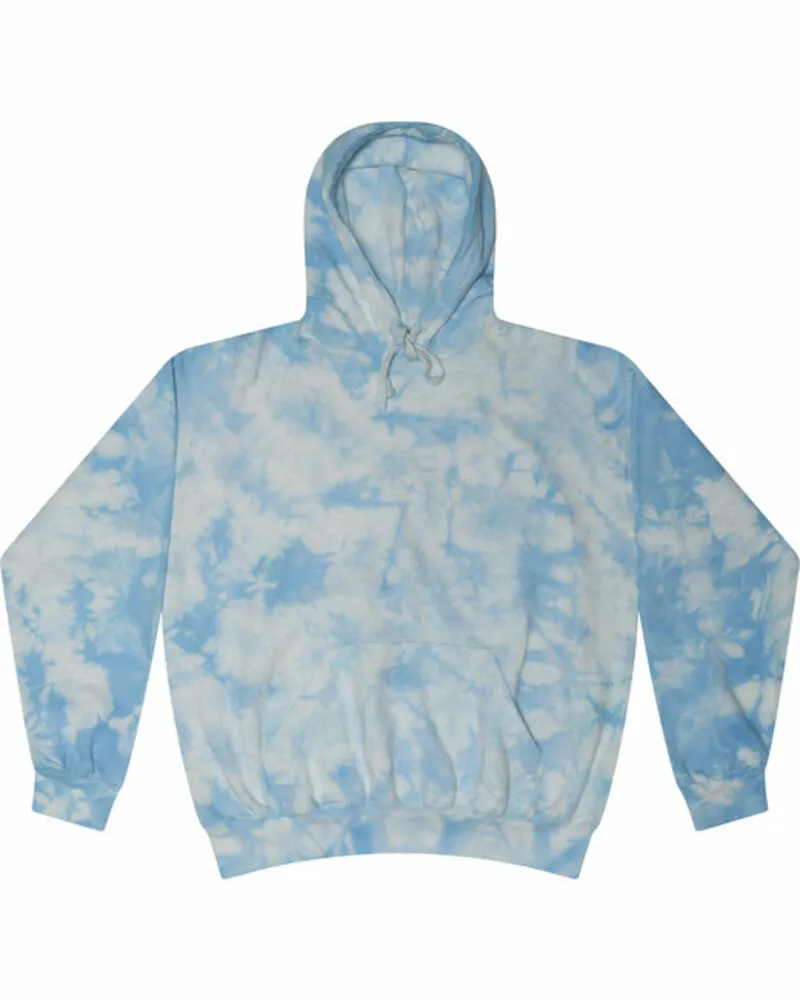 Colortone 8790 Adult Unisex Crystal Wash Pullover Hooded Sweatshirt