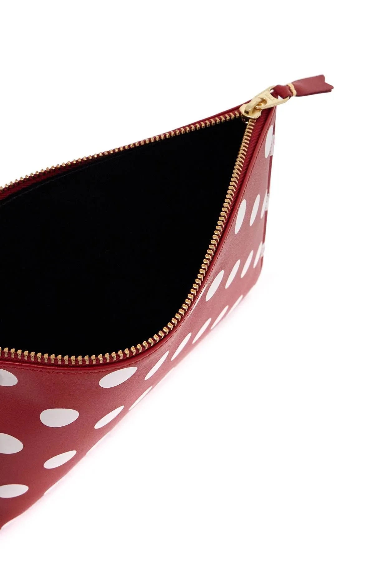 Comme Des Garcons Wallet    Comme Des Garcons Wallet 'Polka Dot Leather Pouch Bag