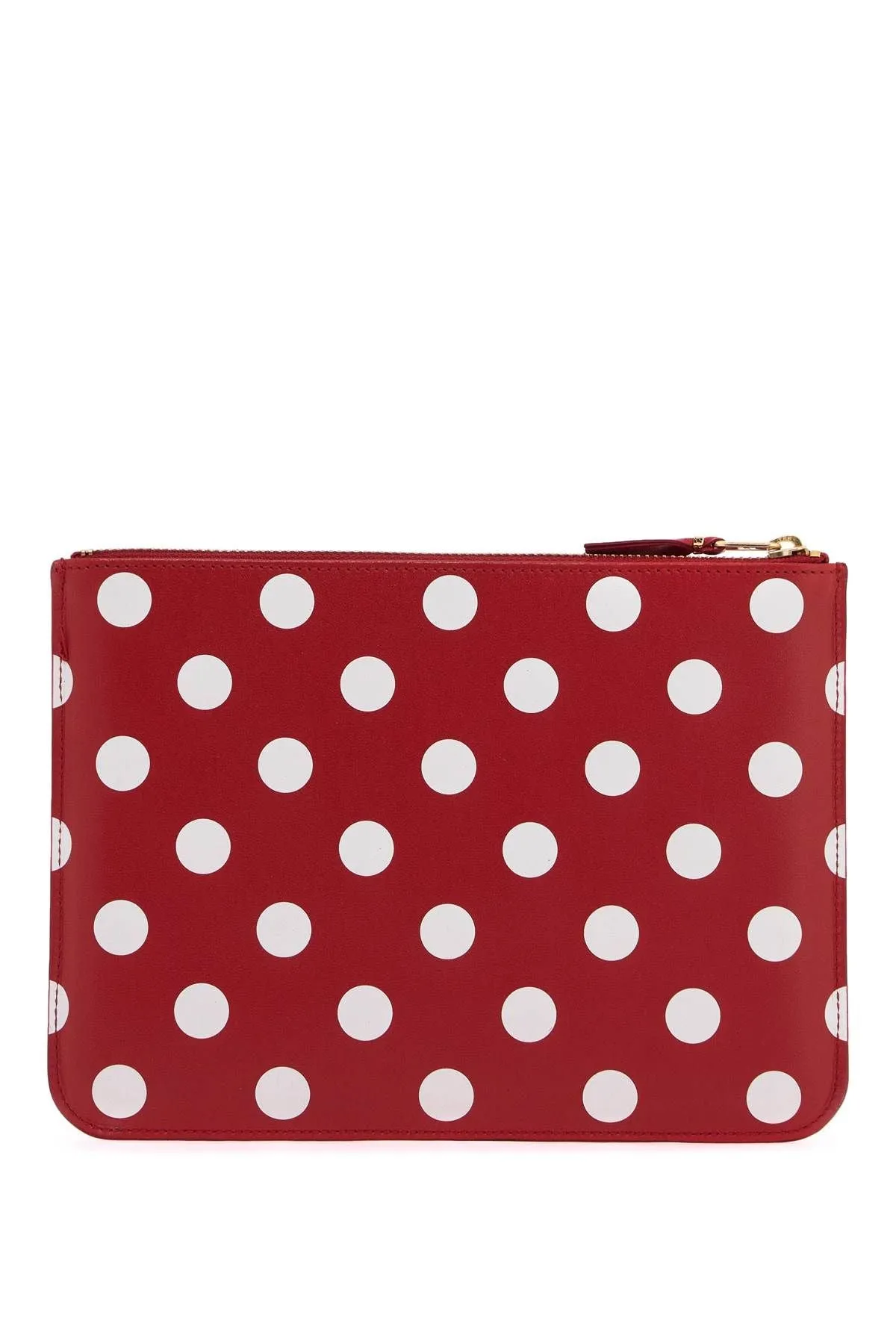 Comme Des Garcons Wallet    Comme Des Garcons Wallet 'Polka Dot Leather Pouch Bag