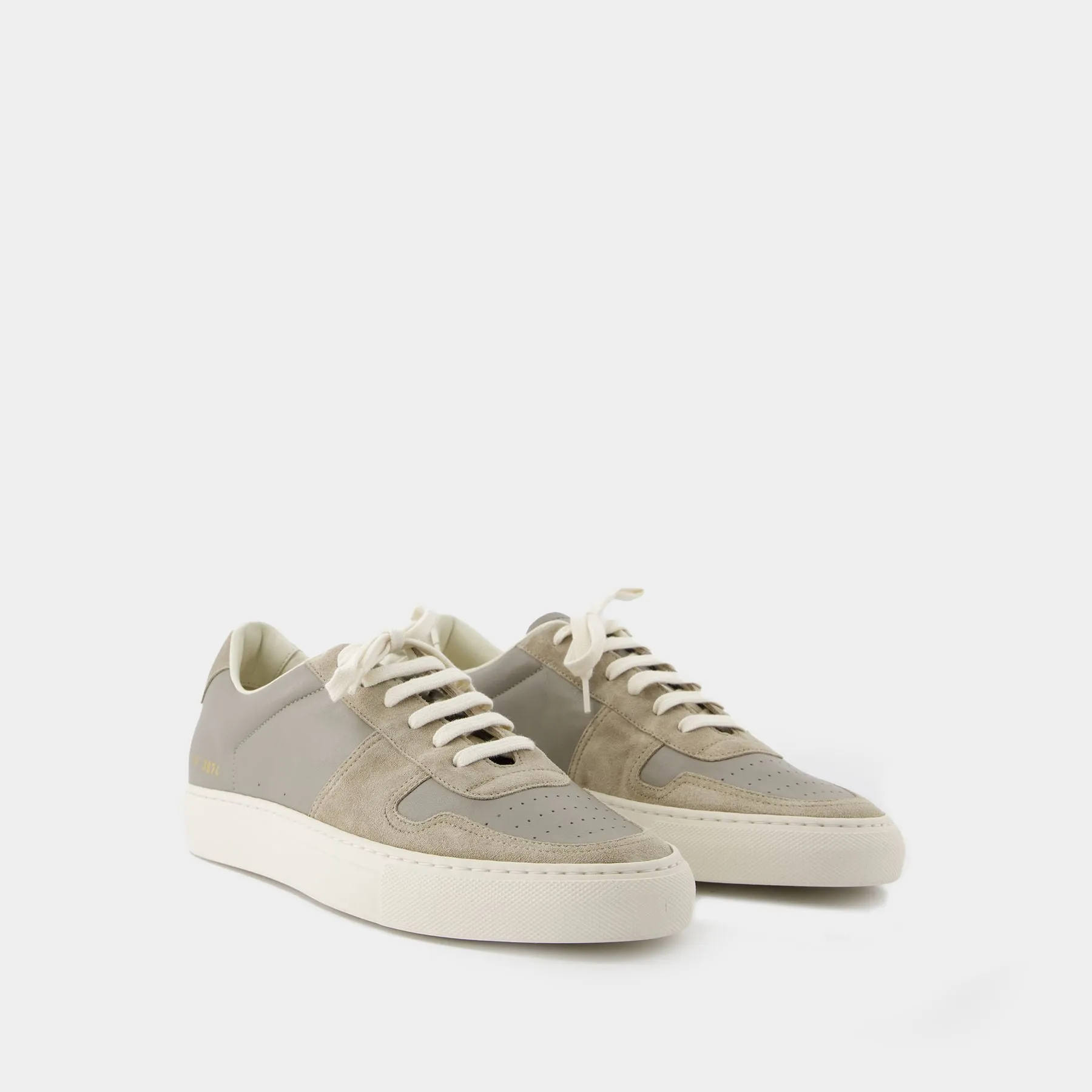 COMMON PROJECTS  Bball Duo Sneakers - COMMON PROJECTS - Leather - Grey