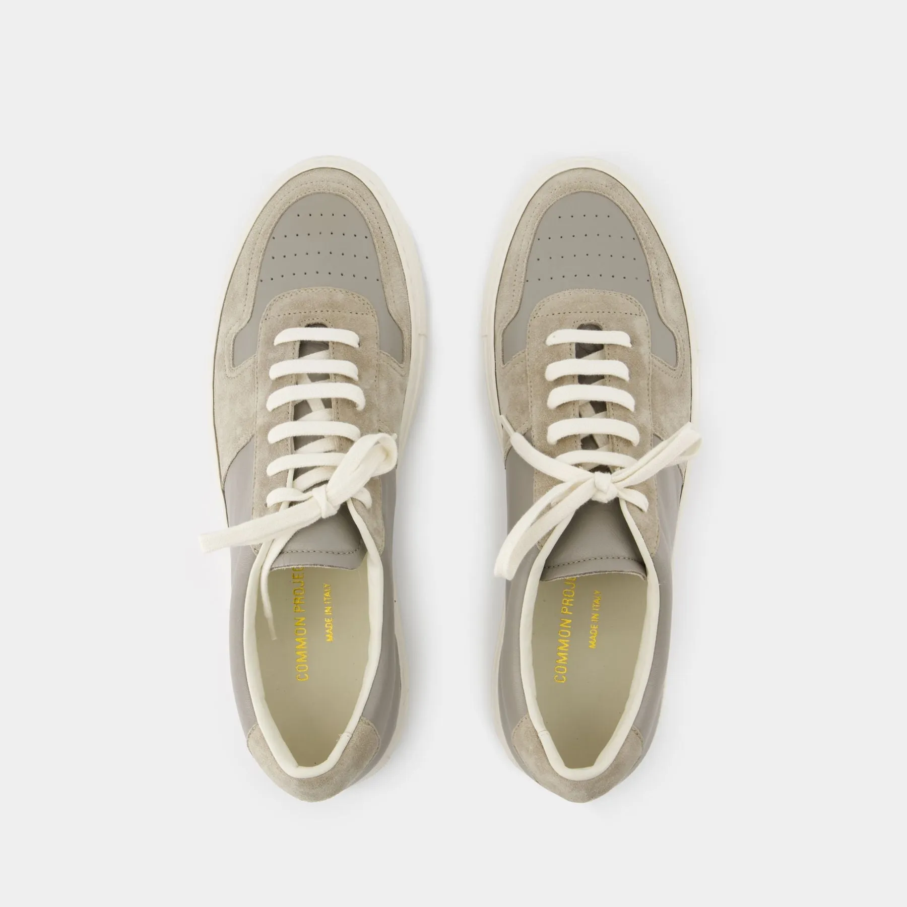 COMMON PROJECTS  Bball Duo Sneakers - COMMON PROJECTS - Leather - Grey