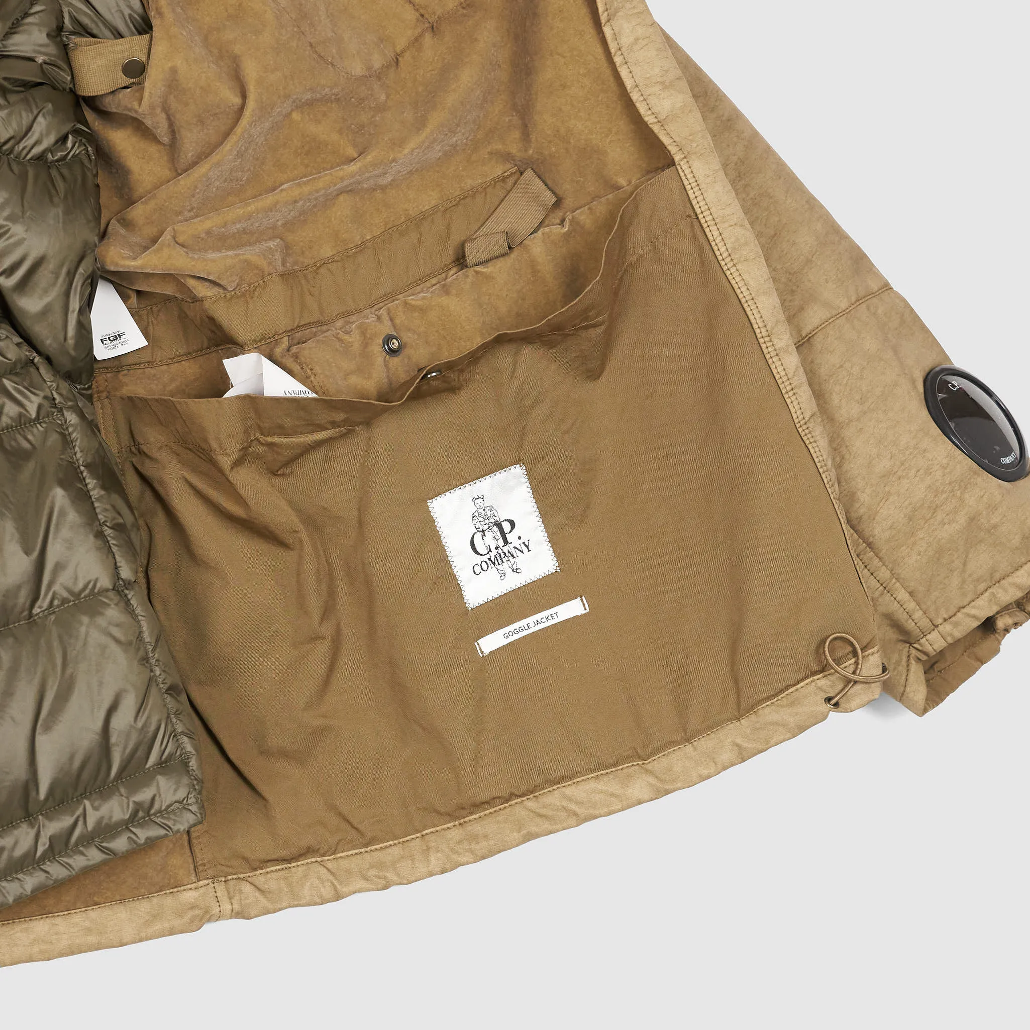 C.P Company Goggles Short Parka Car Coat