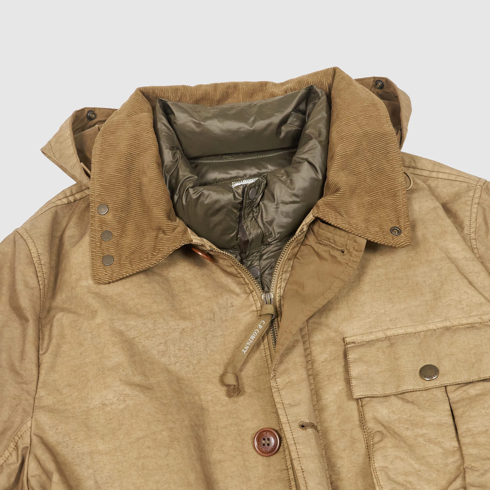 C.P Company Goggles Short Parka Car Coat