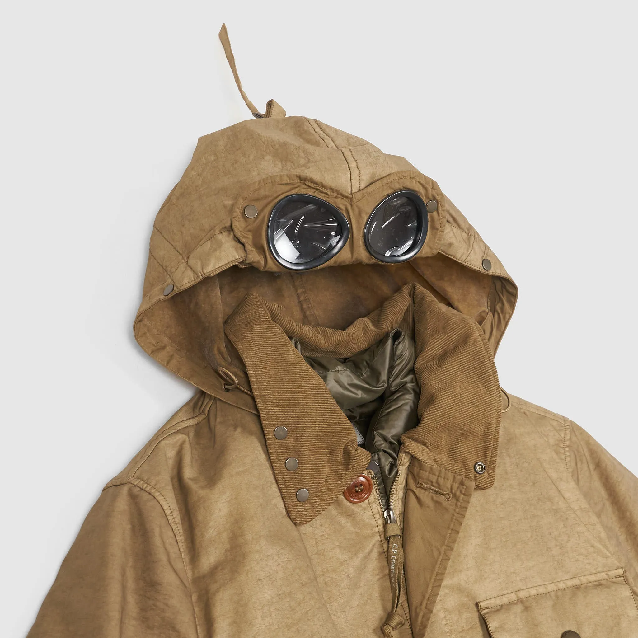 C.P Company Goggles Short Parka Car Coat