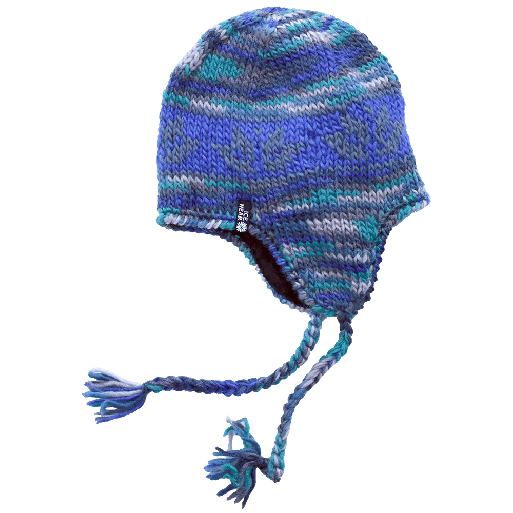 Daley hand knitted wool helmet