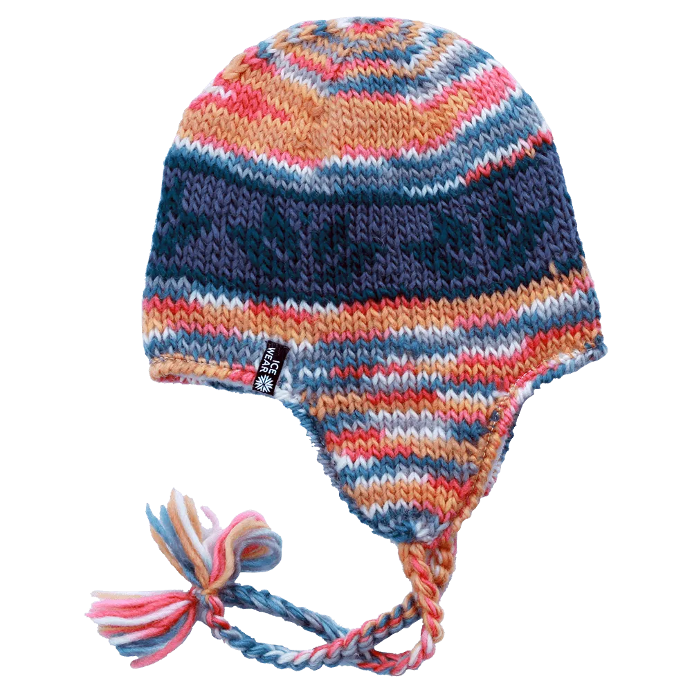 Daley hand knitted wool helmet