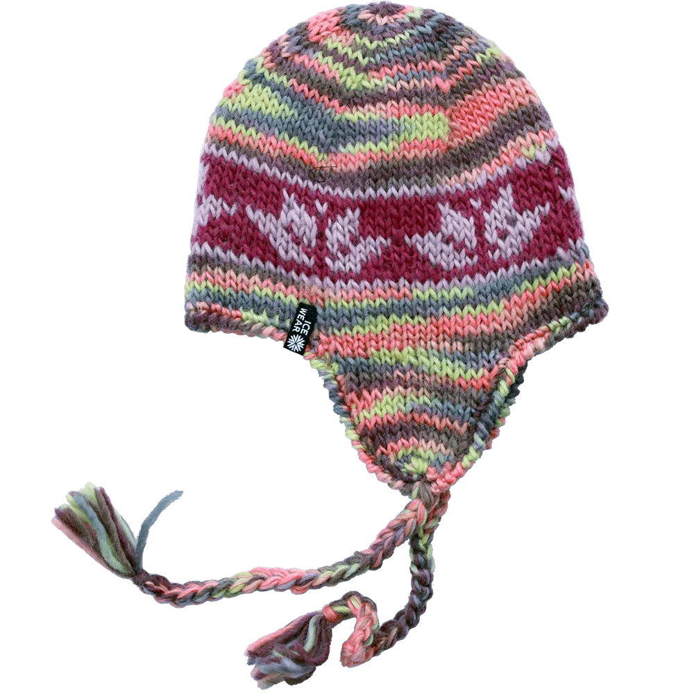 Daley hand knitted wool helmet