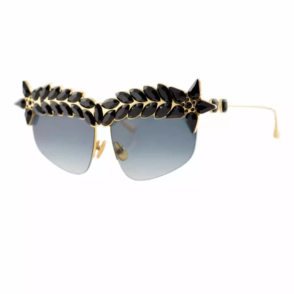 --Decadent too black sunglasses-