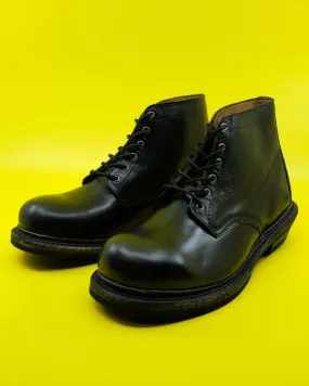 Deep Black Leather Cortege Boot - Deep Black