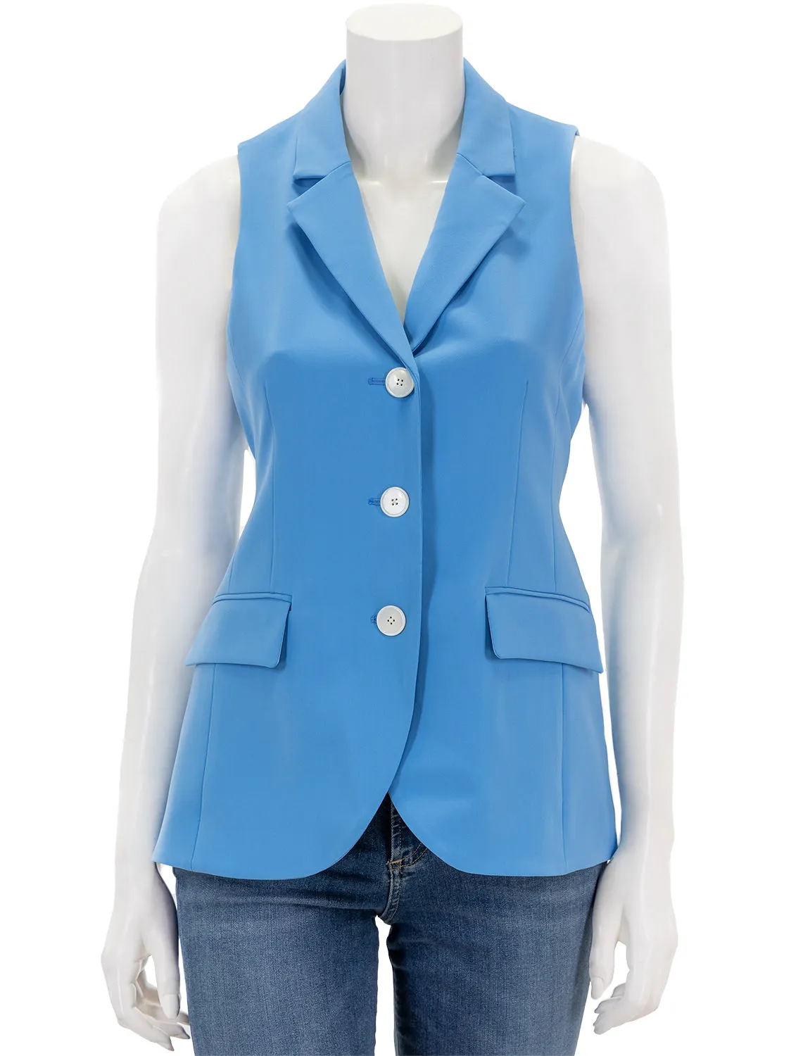 Derek Lam International theordora vest in azure