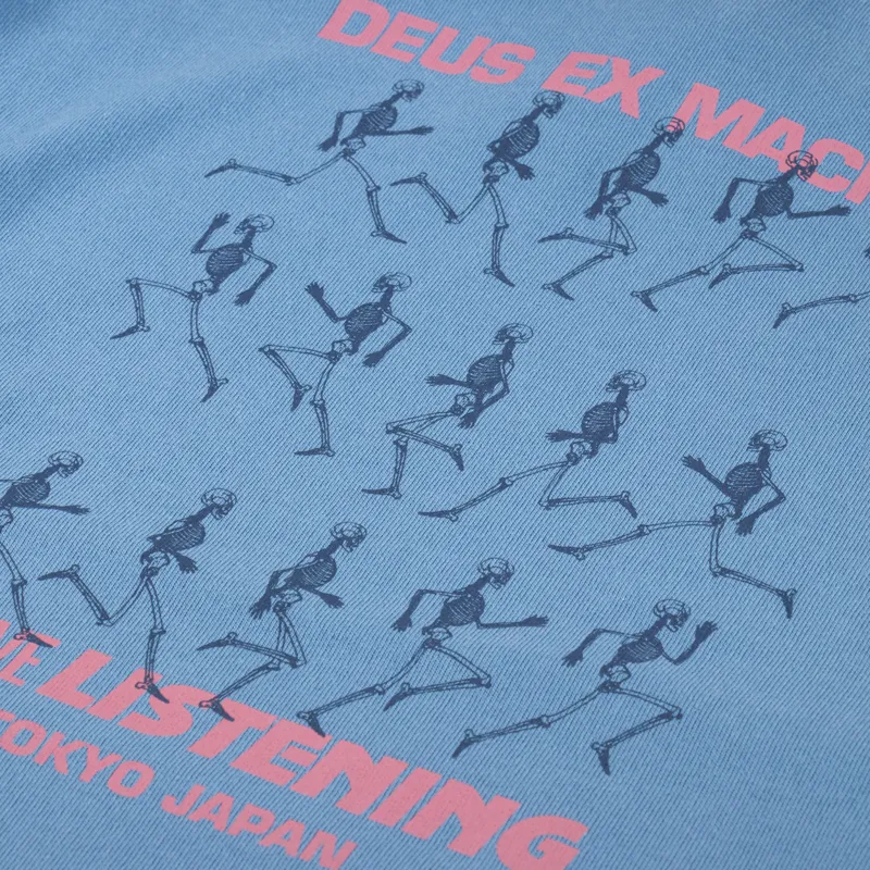 Deus Ex Machina Active Listening Hoodie Blue Heaven