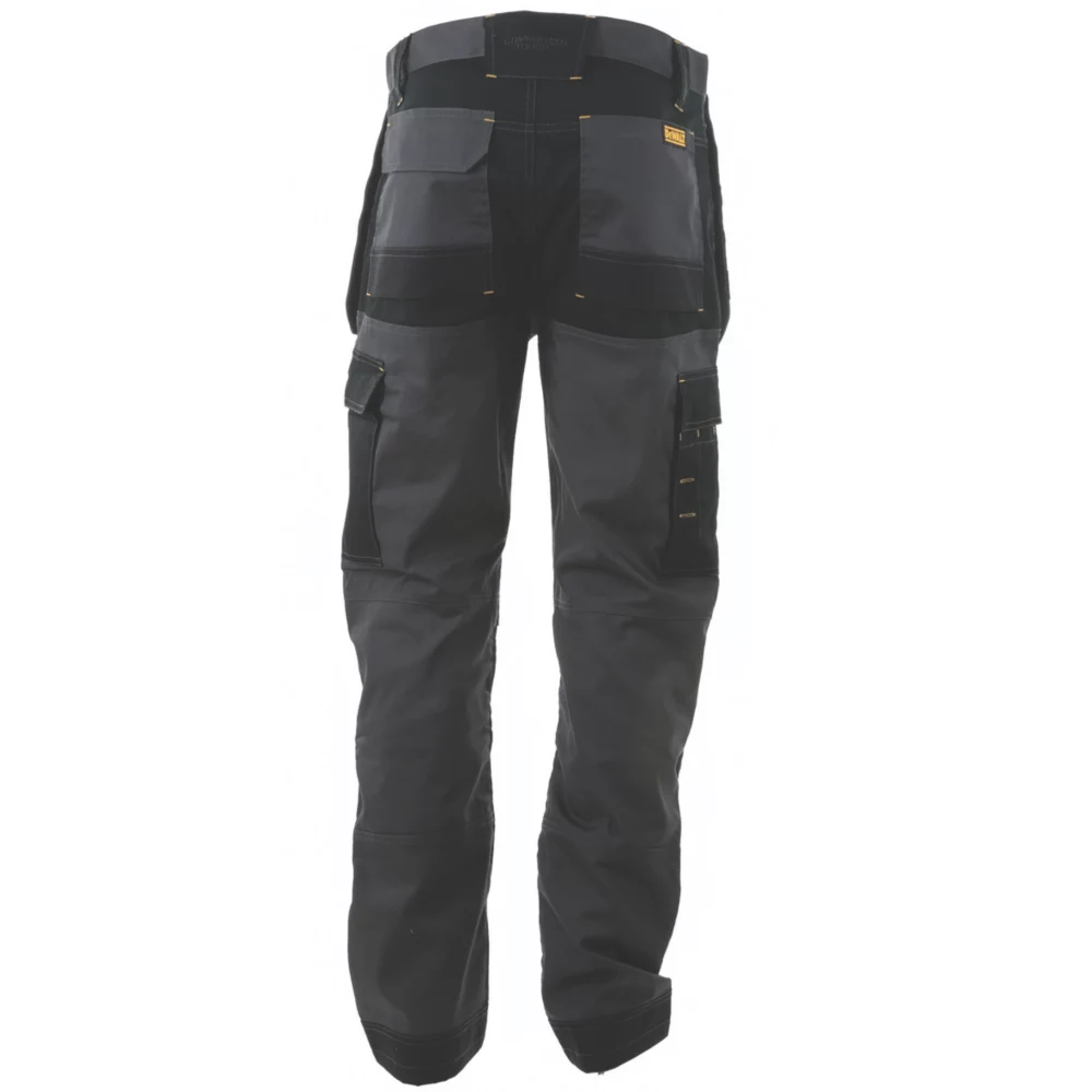 DeWalt Barstow Holster Work Trousers Charcoal Grey 40" W 29" L - Screwfix