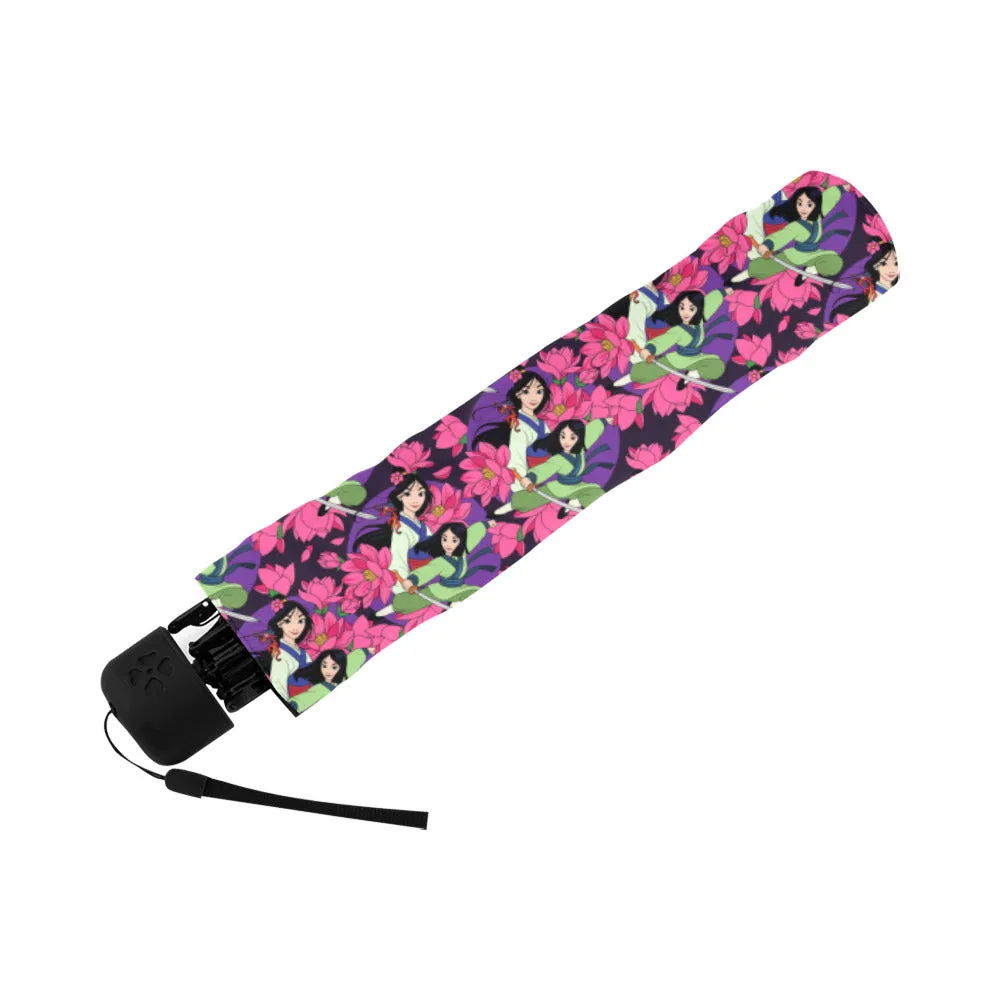 Disney Mulan Blooming Flowers Anti-UV Foldable Umbrella