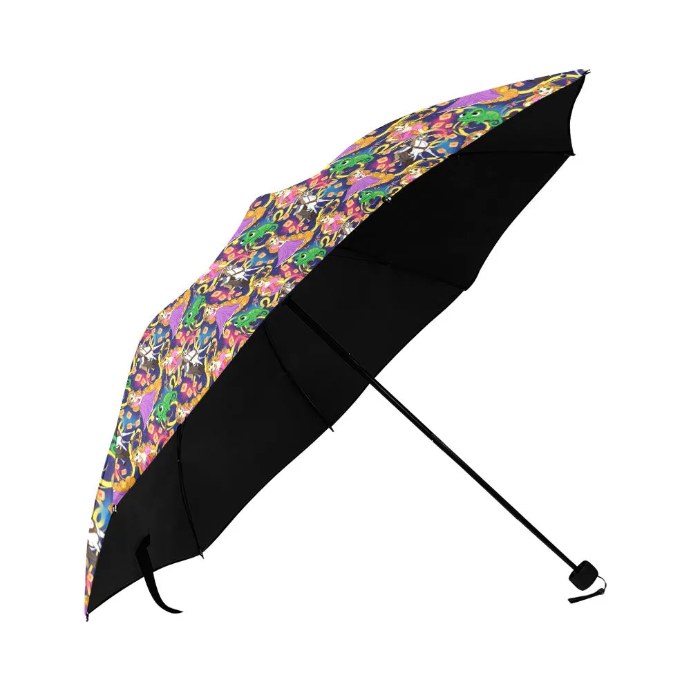 Disney Tangled Rapunzel At Last I See The Light Anti-UV Foldable Umbrella