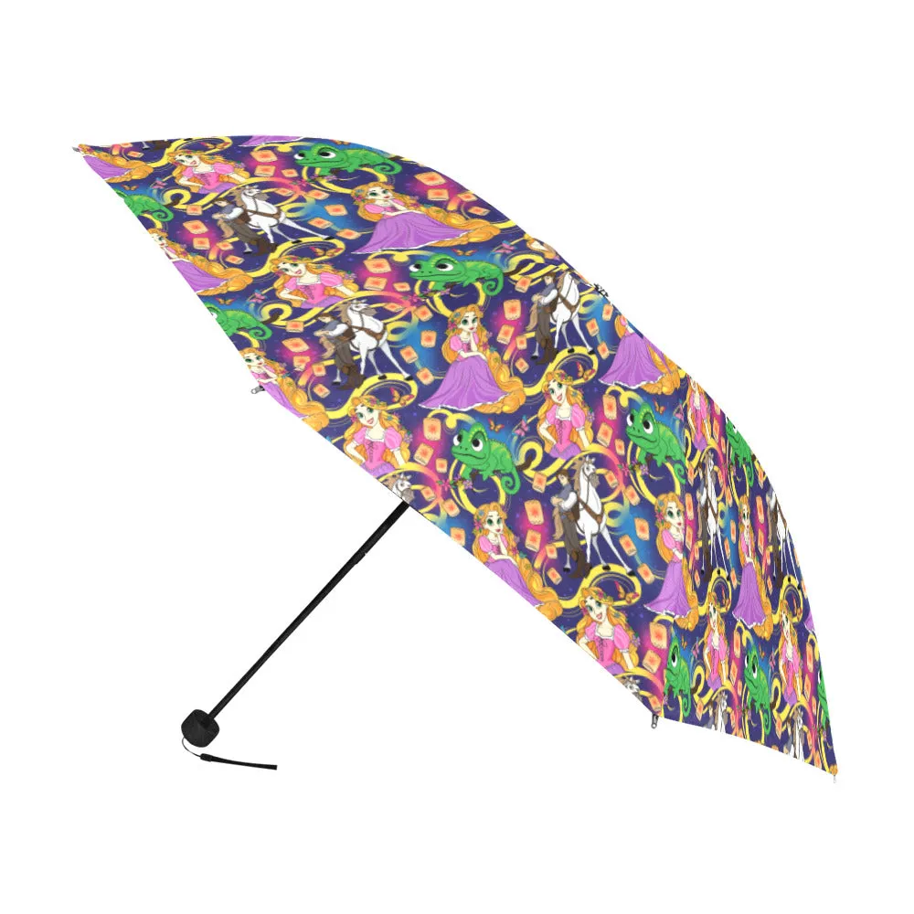 Disney Tangled Rapunzel At Last I See The Light Anti-UV Foldable Umbrella