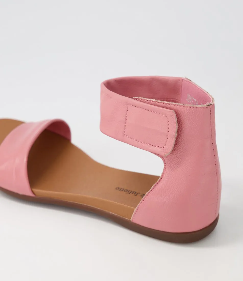 DJANGO & JULIETTE Benita Pretty Pink Leather Sandals