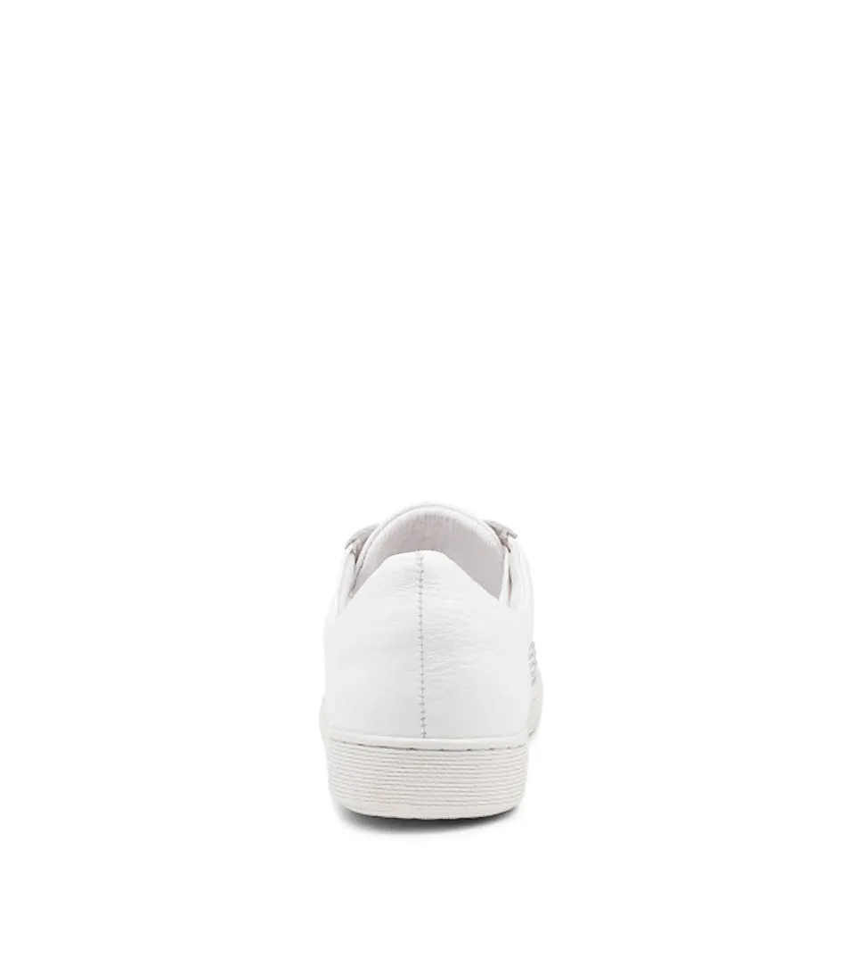 DJANGO & JULIETTE Dickie White Leather Jewels Sneakers