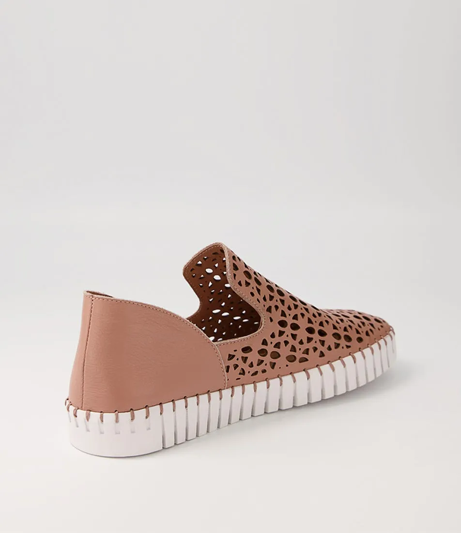 DJANGO & JULIETTE Haze Mushroom Ws Leather Sneakers