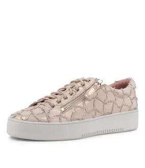 DJANGO & JULIETTE Laila Nude Frill Leather Sneakers