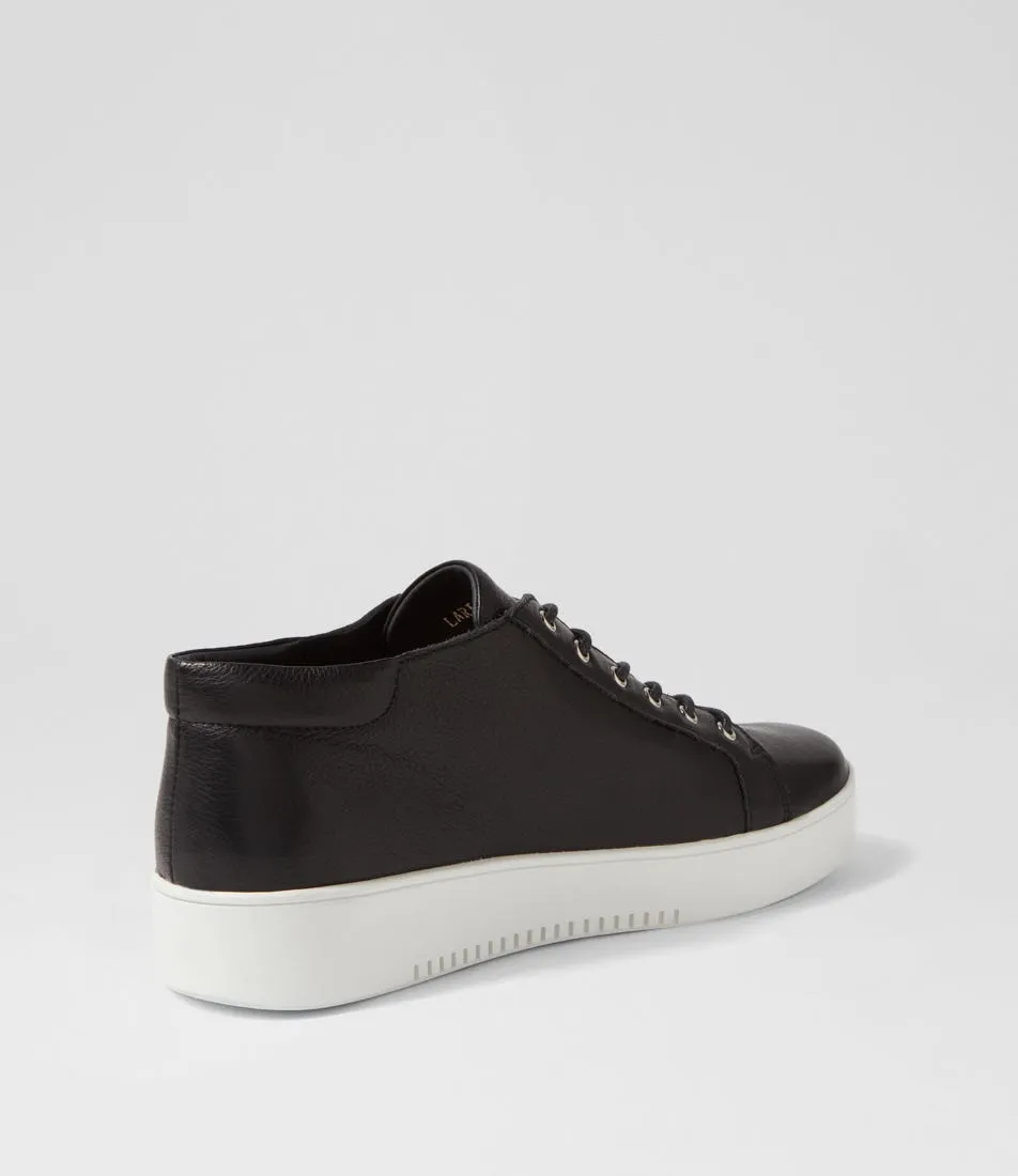 DJANGO & JULIETTE Larine Black White Leather Sneakers