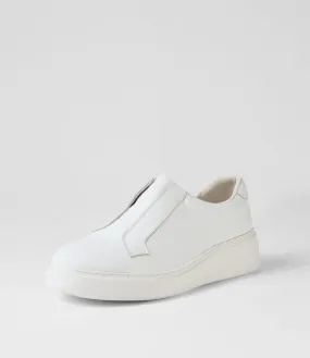 DJANGO & JULIETTE Yiara White Leather Sneakers