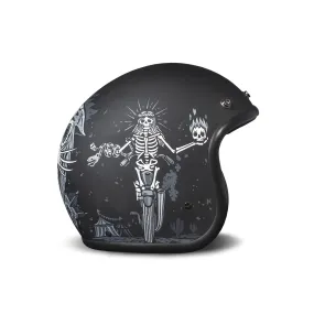 DMD Ghost Rider Open Face Vintage Helmet