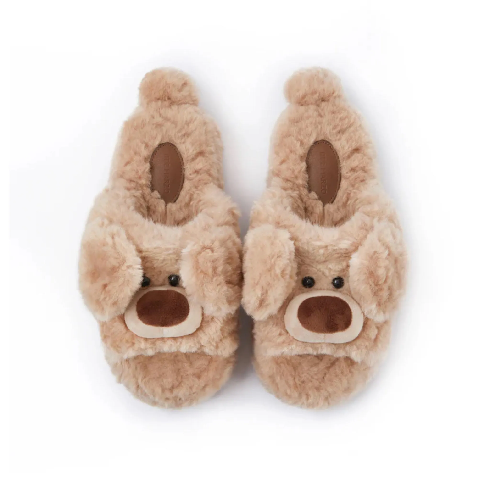 Doozoo Dynamic Fuzzy Slipper In Khaki-