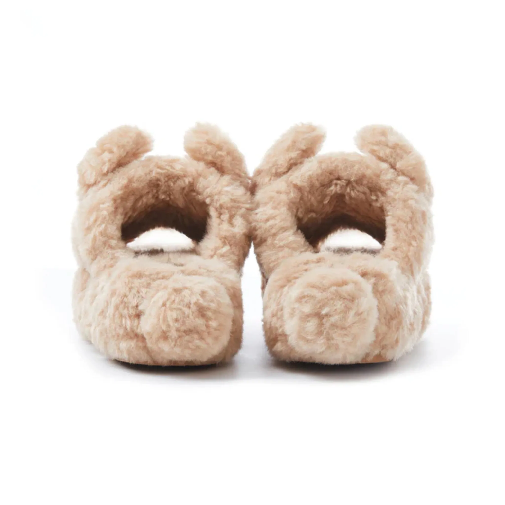 Doozoo Dynamic Fuzzy Slipper In Khaki-