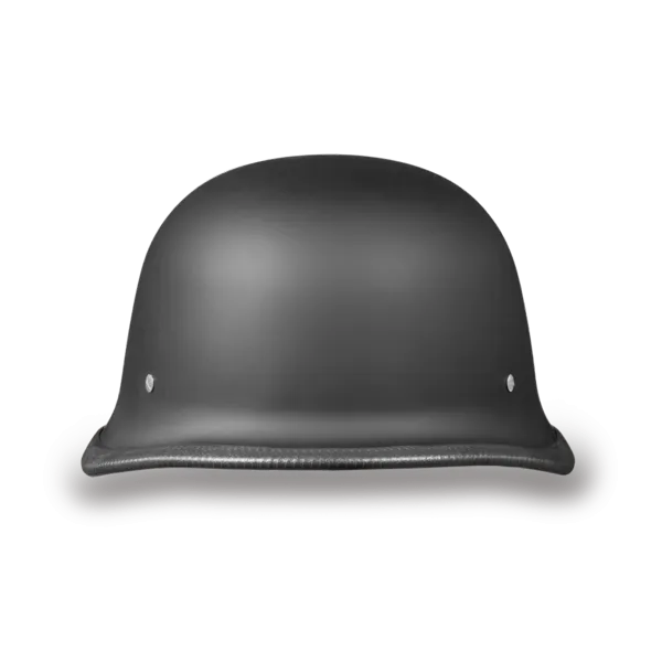 D.O.T German Motorcycle Helmet - Dull Black