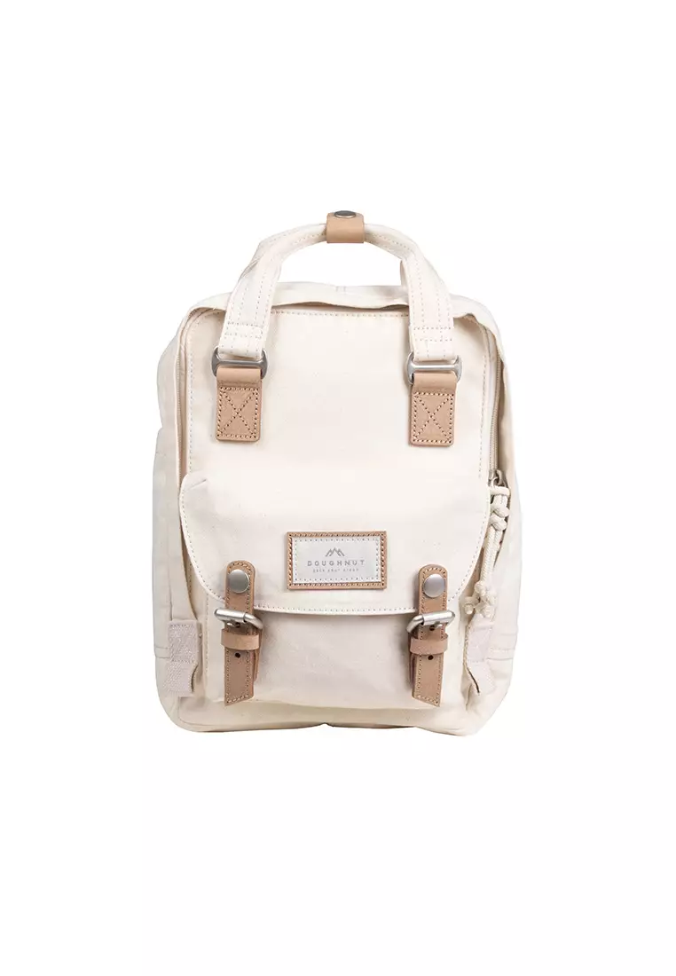 Doughnut Macaroon Mini Organic Cotton Series Beige Backpack