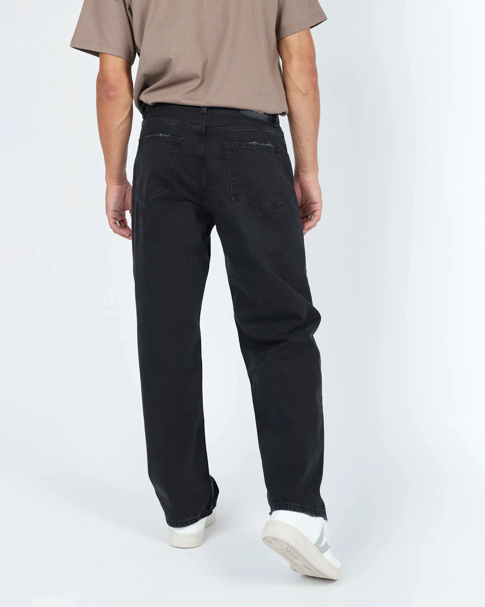 Dr Denim Omar Baggy Jeans - Worn Black | SurfStitch