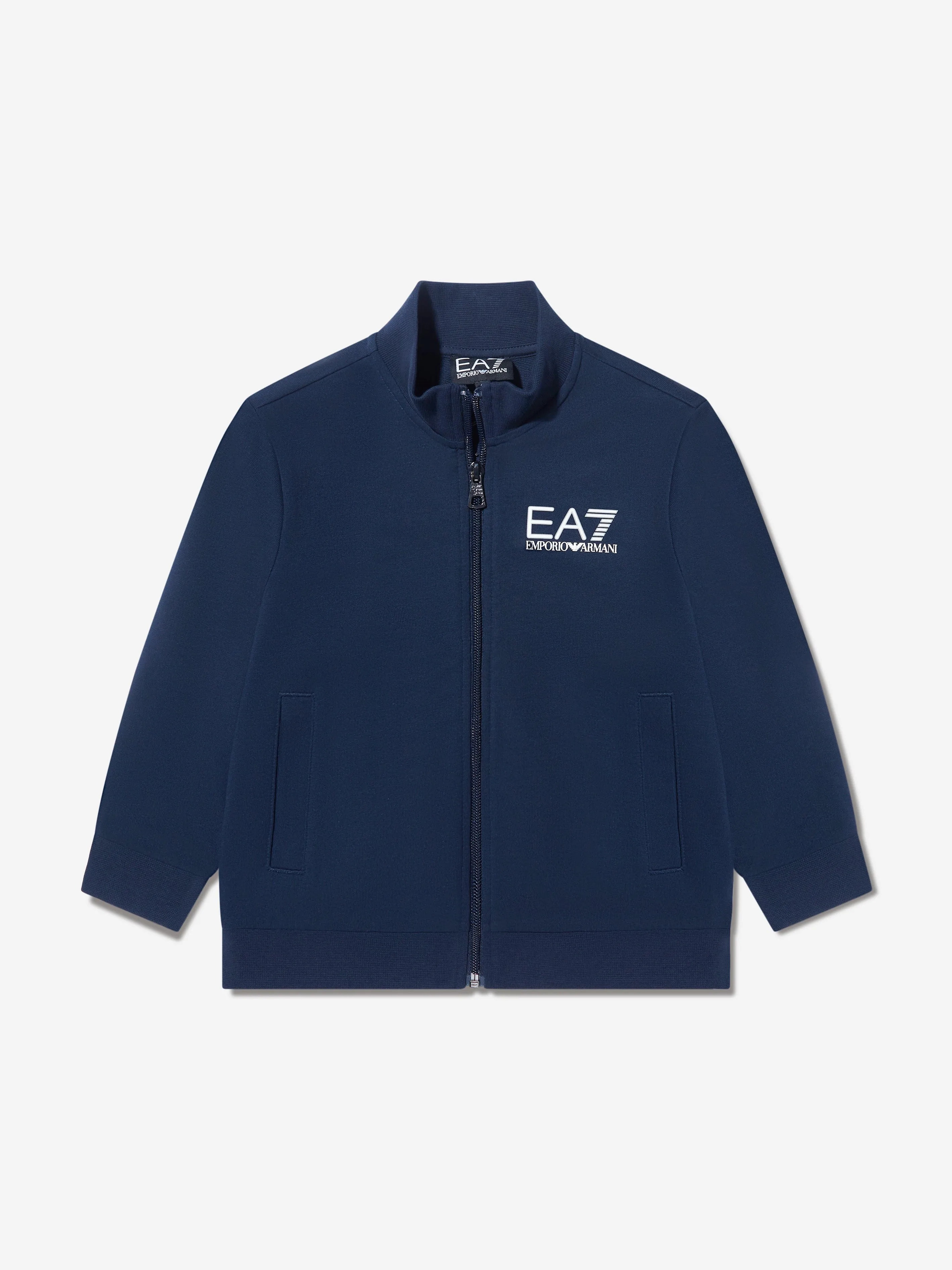 EA7 Emporio Armani Boys Logo Tracksuit in Navy