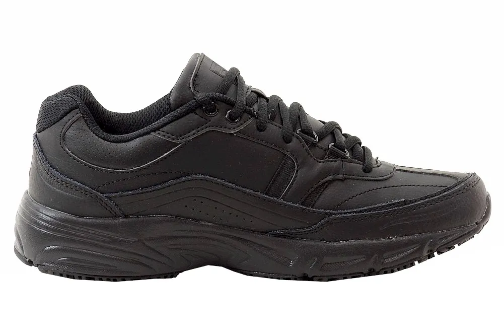 Fila Men's Memory Workshift Sneakers Slip Resistant Trainers Black Sz: 6.5W