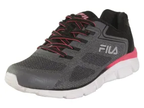 Fila Women's Memory-Exolize Running Sneakers Memory Foam Castlerock/ARBL Sz: 6.5