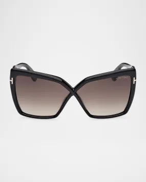 Fiore Acetate Butterfly Sunglasses