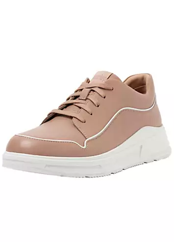 Fitflop Freya Beige Piping Detail Trainers | Grattan