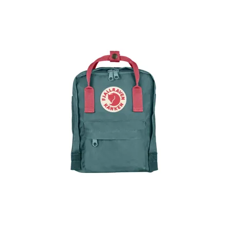 FJALLRAVEN KANKEN MINI BACKPACK STYLE F23561 FROST GREEN-PEACH PINK