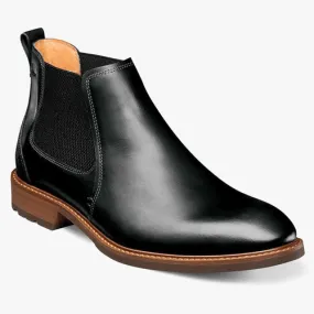 Florsheim Men's Lodge Plain Toe Gore Boot - Black CH