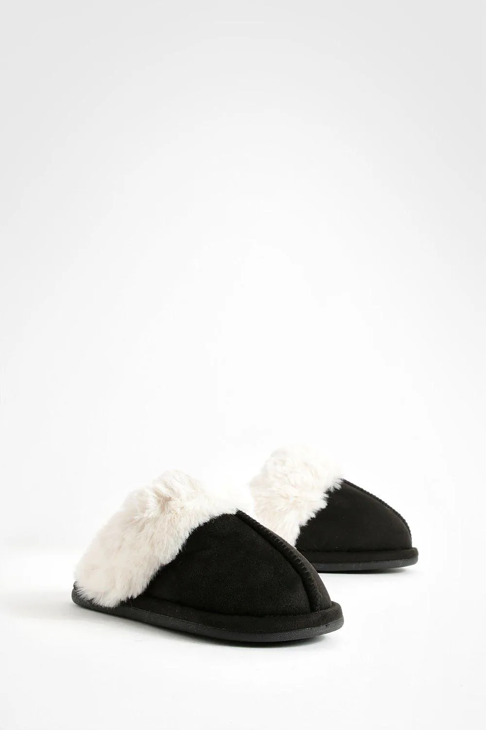 Fluffy Faux Fur Mule Slipper