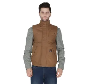 Forge Fr Men's Brown Canvas Duck Vest