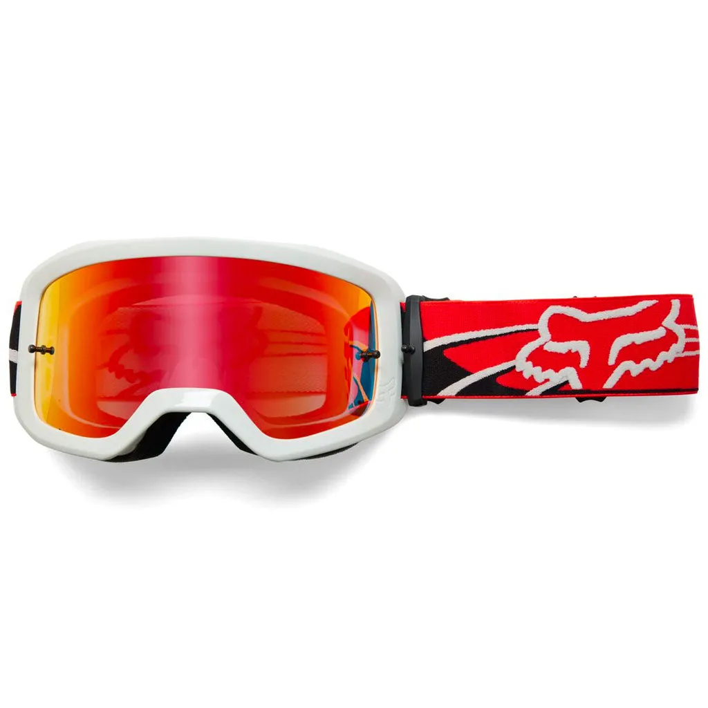 Fox - Youth Main GOAT Strafer Flo Red Spark Goggles