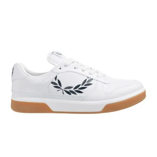 Fred Perry B300 Textured Leather Trainers - B6318