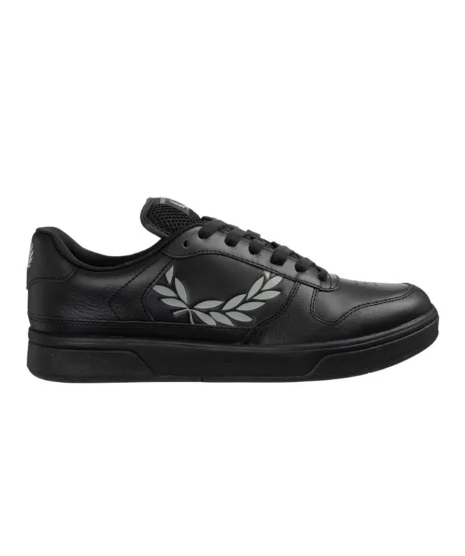 Fred Perry B300 Textured Leather Trainers - B6318