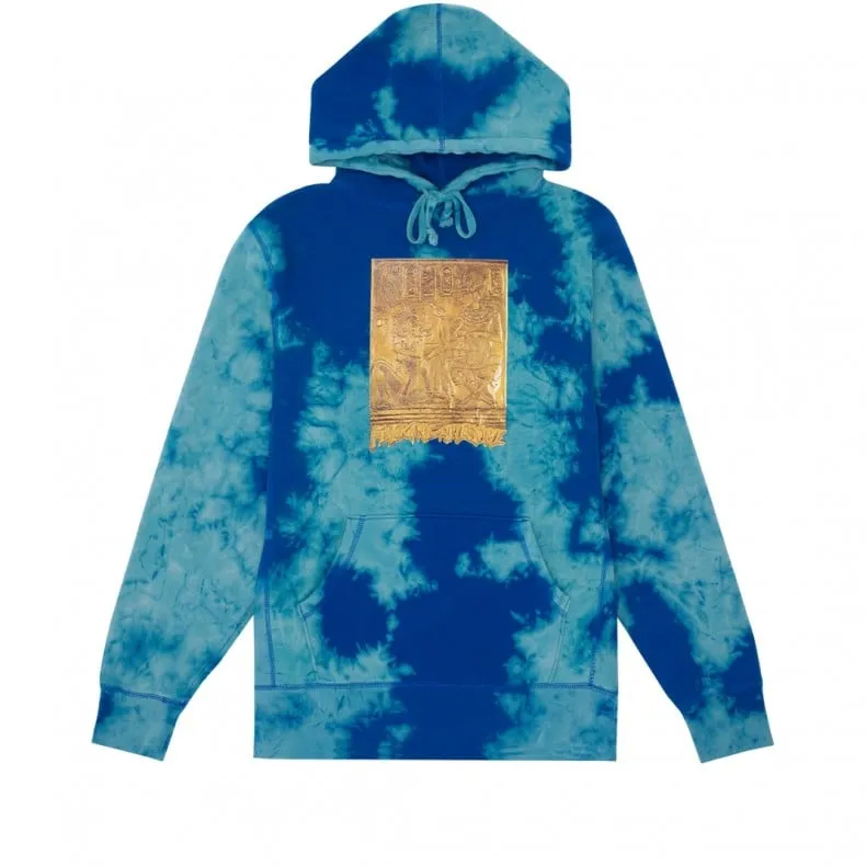 Fucking Awesome Gold Hieroglyphic Pullover Hooded Sweatshirt (Bomba Royal)