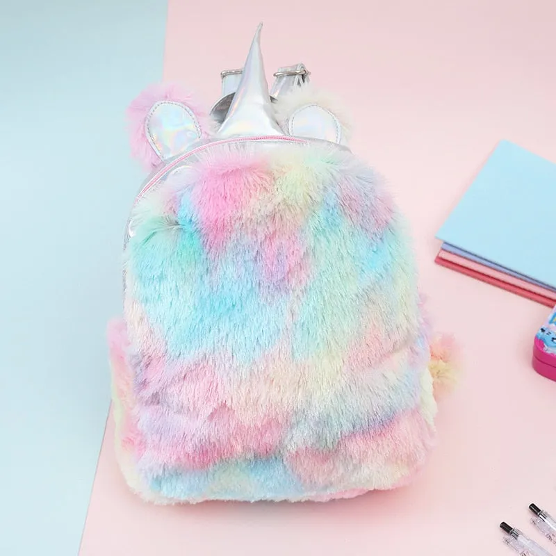 FURRY UNICORN BACKPACK