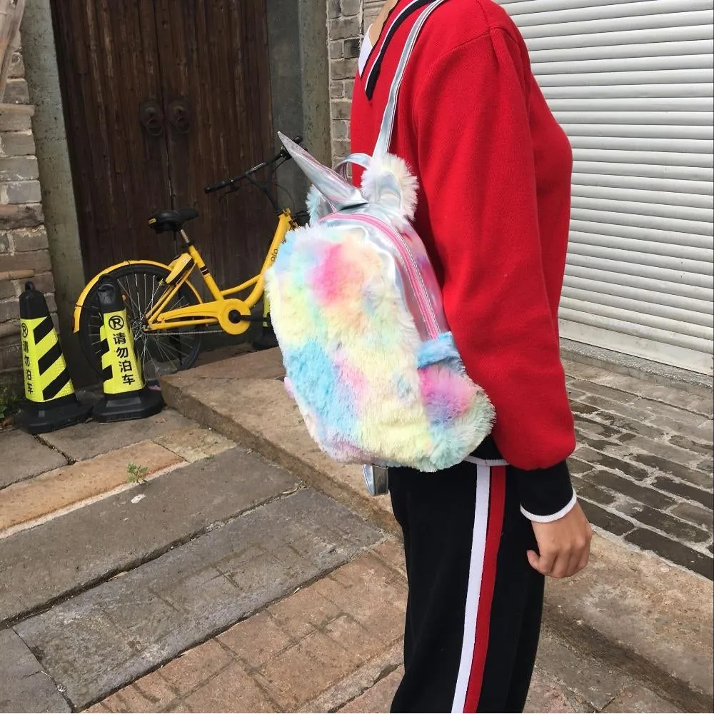 FURRY UNICORN BACKPACK